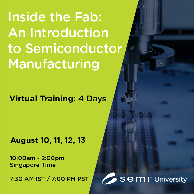 Inside the Fab:An Introduction to Semiconductor Mfg. 8/10