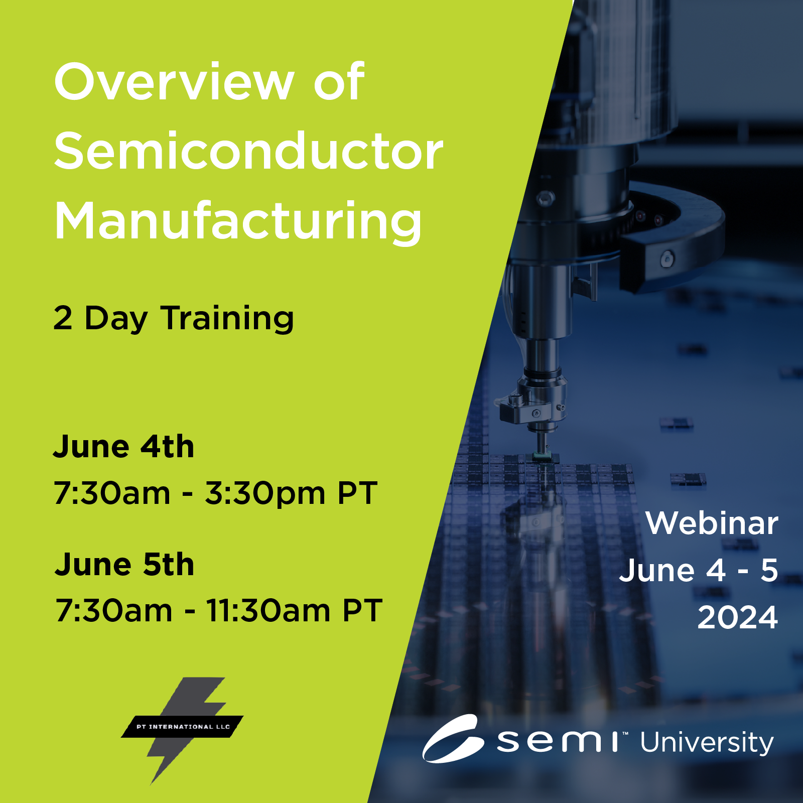 Overview of Semiconductor Manufacturing June 2024