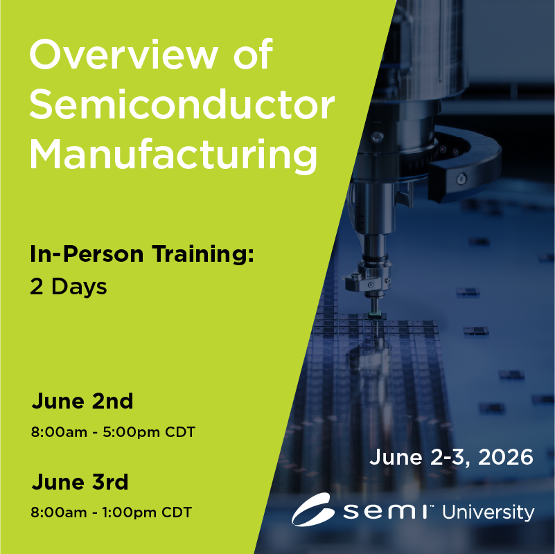 Overview of Semiconductor Manufacturing US 6/2/2026