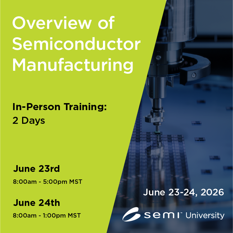 Overview of Semiconductor Manufacturing US 6/23/2026