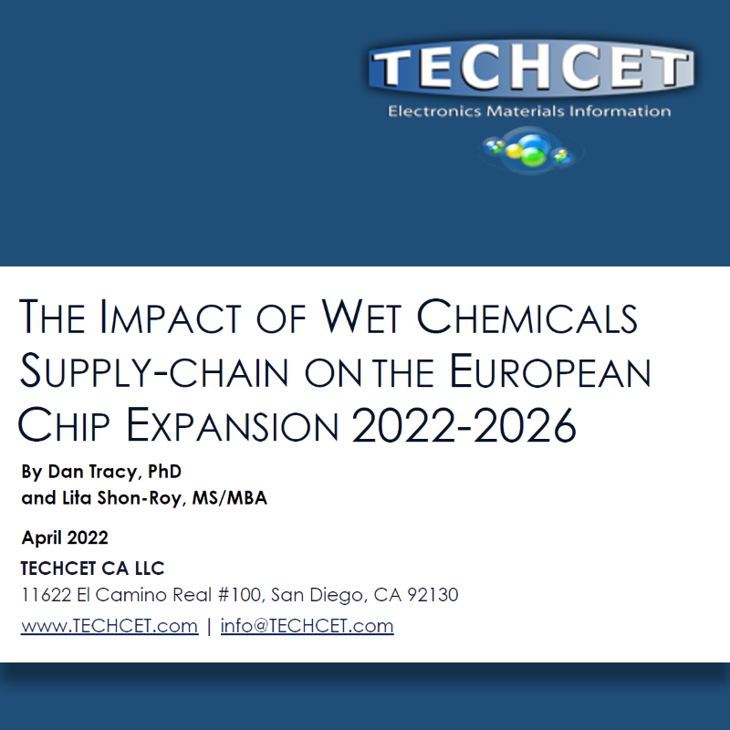 The Impact of Wet Chemicals Supply-chain on the European Chip Expansion 2022-2026