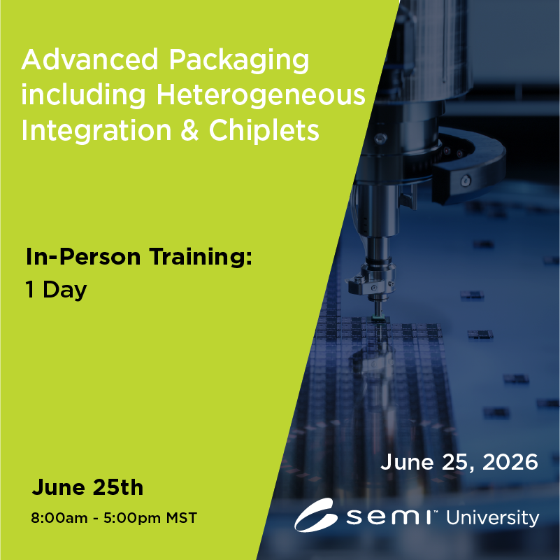 Advanced Packaging including Heterogeneous Integration & Chiplets 6/25