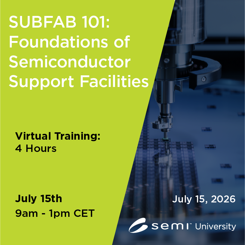 SubFAB 101: Foundations of Semiconductor Support Facilities