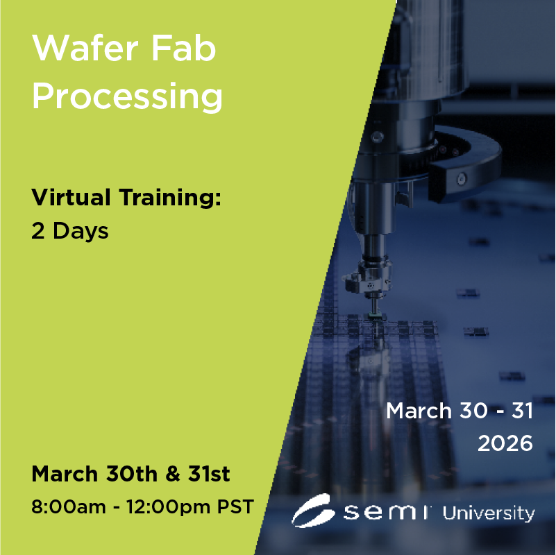Wafer Fab Processing 03/30/2026 US & EU